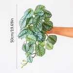 Green Artificial Plants Simulation Wall Hanging Fake Leaf Rattan Real Turtle Rattan Wedding Hotel Party Home Decor Accessori - Image 15