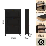 Slim Bedroom Storage Shoe Rack Display Hotel Room Farmhouse Shoe Cabinet Small Office Rangement Chaussures Home Furniture - Image 53
