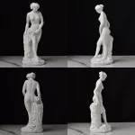 Aphrodite Sculpture Greek Goddess Statue Human Body Figurine Art Ornaments Venus Figurine Office Bookcase Living Room Home Decor - Image 6