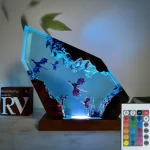 Resin Wooden 3D Dragon Lamp Hand Painted LED Night Light For Bedroom Ambient Table Decor Gift For Kids Teens Couples Christmas - Image 7