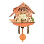 Wooden Hanging Wall Clock Bird Alarm Clock Cuckoo Clocks For Home Decoration Quartz Watch Decorative Home Decor - Image 11
