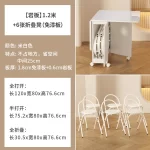 Modern Nordic Dining Tables For 8 People Elegant Design Premium Dining Tables French Glamour Table A Manger Pliante Furniture - Image 12