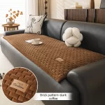 1pc Quilted Thick Plush Sofa Cover. Corduroy Edging, Non-Slip & Warm. Pet-Friendly, Washable. Fits 1/2/3/-Seat & Combination. - Image 7