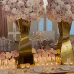 Stainless Steel Flower Stands Vases, Wedding Table Centerpieces, Road Lead, Party Decoration, 1Pc, 2Pcs, 5 Pcs, 6 Pcs, 10Pcs - Image 4