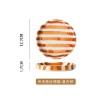 European Striped Ceramic Coffee Cup Saucer Modern Breakfast Dessert Plate Tea Cup Decorative Art Striped Coffee Cup 200 Ml Decor - Image 19