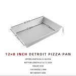 6~10 inch Detroit Style Pizza Pan Deep Dish Pizza Pan, Pizza Pan, Square Baking Pan, Bakeware Kitchenware, Aluminum - Image 22