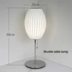 Nelson bubble floor lamp wabi sabi white ufo Silk lamp Danish designer Living Room Sofa Side Bedroom Bedside Standing Led Lamp - Image 20