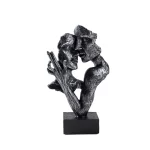 Vilead Couple Statue Lover Sculptures Tabletop Shelf Decor Anniversary Wedding Gift Home Interior Contemporary Mantel Bookshelf - Image 7