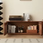 Round Unique Tv Stand French Glamour Retro Elegant Tv Stand Mid Century Design Mobiletto Porta Tv Furniture Home Living Room - Image 5