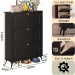 Slim Bedroom Storage Shoe Rack Display Hotel Room Farmhouse Shoe Cabinet Small Office Rangement Chaussures Home Furniture - Image 27