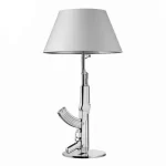 Modern Lounge AK47 Gold Silver 18K Gun Floor Lamps For Living Bed Table Light Home Decor Bedroom Lamp Bedside - Image 8