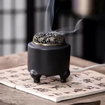 Antique lotus Plug-in style incense burner, Digital electronic temperature regulating Aromatherapy burner, Tea room decorations