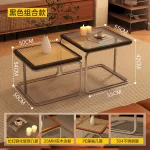 Trendy Side Table Design Design Luxury Metal Luxury Coffee Tables Unique Aesthetic Table Basse De Salon Living Room Furniture - Image 11