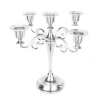 3/5 Arms Metal Candelabra Candlestick Stand Vintage Golden Candle Holder for 2025 Christmas Wedding Event Party Table Decoration - Image 7
