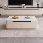 Simple Living Room Coffee Table Decoration Modern Industrial Storage Wood Side Table Simple Aesthetic Meubles Salon Furniture