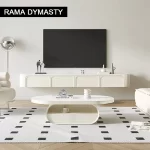 Suspension Tv Stand Cream Wind Modern Minimalist Small House Hanging Living Room Light Luxury Wall-Mounted Tv Stand
