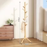 Wooden Floor Rail Coat Racks Corner Shelf Adjustable Garment Coat Racks Hanging Hall Tree Porte Manteau Lounge Suite Furniture - Image 4