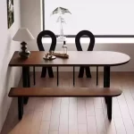 Modern Japanese Dining Table Waterproof 8 People Living Stand Dining Table Legs Minimalist Muebles Para El Hogar Furniture - Image 3
