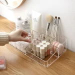 Makeup Organizer Office Organizer Box Cosmetic Plastic Storage Box Desk Bathroom Cosmetic Storage Case Cosmetic Storage Rack