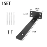 L-Shaped Shelf Brackets Wall Mount Heavy Duty Floating Shelves Bookshelf Partition Fixing Heavy Duty Bracket Hardware Support - Image 7