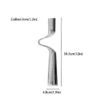 Silver Candle Holder Metal Candelabra Luxury Double Headed Center Table Candle Holders Living Room Home Decoration Gift Ideas - Image 8
