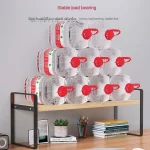 Shelf Desktop Storage  Bookshelf Student Desk Shelves Racks Office Computer Desk Tiered Cabinet Home Storage Holders Organizer - Image 3