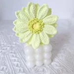 Ins Chrysanthemum Crochet Bouquets Handwoven Flowers Artificial Plants Desktop Home Decoration Friends' Gifts - Image 6