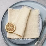 20pcs 32x32cm Cotton Gauze Table Napkins Bohemian Wedding Decor Vintage Western Style Bridal Party Dinner Cloth Accessories - Image 6
