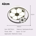 Children Modern Football Ceiling Lights LED Lamp for Boy's Bedroom Kids Study Living Dining Room Art Home Decoration Chandelier - Image 7