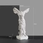 Nordic Greek Victory Goddess Statue Angel Wing Art Statue Home Decoration Resin Greek Mythology Sculptures And Figurines - Image 6