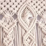 Hand Woven Macrame Curtain Tapestry Cotton Rope Macrema Door Windown  Tapestry Curtain Bedside Wall Hanging Tapetry Boho Decor - Image 4