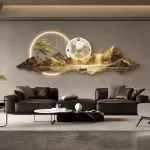 Design Luxury Wall Clocks Living Room Led Aesthetic Minimalist Wall Watch Silent Fashion Nordic Horloge Murale Home Decoration - Image 6