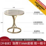 Round Side Small Coffee Tables Italian Luxury Mid Century Marble Corner Coffee Tables Nordic Vintage Living Room Furniture - Image 20