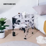 Compact Side Table for Living Room Sofa, Bedside Nightstand with Nordic Modern Minimalist Design Instagram-Inspired Small Table - Image 2