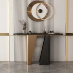 European Luxury Console Table Modern Aesthetic Elegant Trendy Console Table For Hallway Entrance Woonkamer Tafel Furniture - Image 8