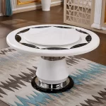 Side Round Dining Table Console Center Luxury Lounge Portable Dining Table Service Bistro Mesas De Jantar Living Room Furniture - Image 2