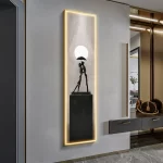 Modern Abstract Art Interior Painting Led Wall Hanging Lamp For Living Room Kitchen Porch Aisle Dining Room Room Home Decoration - Image 5