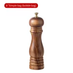 Acacia Wood Pepper Mill Grinders with base pepper mill Spice Mill for Tableware Kitchenware - Image 11