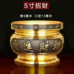 Metal incense burner Buddha tool Backflow fragrance Censer Buddhist Hall pray church  tea light burner the god of wealth - Image 8
