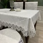 Tablecloth Rectangle Luxury Embroidery Lace Round Table Cover Flower Elegant Table JuppeTable Dining Cloth Table Flag Towels - Image 4