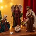 Realistic 11 Piece 18.5cm Figurine Set For Christmas Religious Nativity Scene Home Church Table Decor For Family Holiday Gift - Image 3