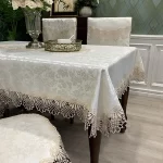 Tablecloth Rectangle Luxury Embroidery Lace Round Table Cover Flower Elegant Table JuppeTable Dining Cloth Table Flag Towels - Image 9