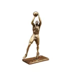 Basketball Superstar Figurines Vintage Brass Character Small Statue Desktop Ornaments Home Decoration Crafts Fans Souvenir Gifts - Image 6
