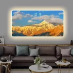 Digital perpetual calendar electronic clock hanging watch decoration artist uses restaurant clock wall hanging light - Image 2