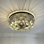 Post-modern Luxury Ceiling Chandeliers French Style Crystal LED Pendant Lights Living Dining Room Restaurant Decor Hanging Lamps