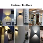LED Wall Sconce Lamp Indoor Modern Decoration Lamp 85-265V 5W Interior Lighting For Home Stairs Bedside Living Room Wall Light - Image 5