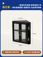 Corner Cabinet for Bedroom, Mid-Century Display Shelf for Desktop Collection, Designer Storage Showcase for Home Organizing - Image 6