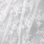 High-end French-style positioning lace wedding dress, formal dress fabric, tablecloth, curtain accessories, 1.5 meters wide - Image 5