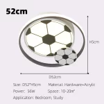Children Modern Football Ceiling Lights LED Lamp for Boy's Bedroom Kids Study Living Dining Room Art Home Decoration Chandelier - Image 8