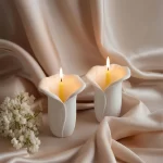 Maria Nuvem x Boowan Nicole Copo de Luz Candle Holder Silicone Molds DIY Concrete Jesmonite Gypsum Making Mould Home Ornament